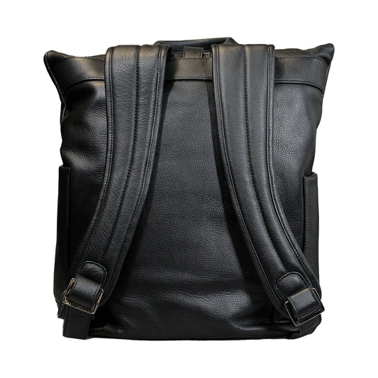 Mochila cuero original Belfast Negro