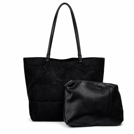 Cartera Tote Rigido Mujer Poligamuza Nicoletta
