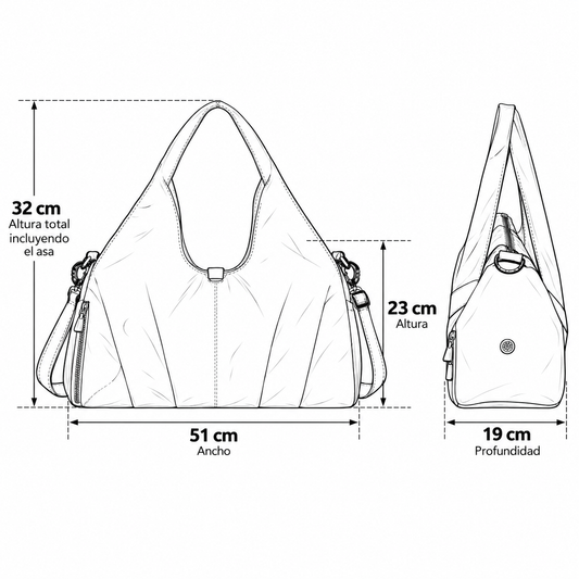 Bolso Deportivo "Zuo-Wanzi" Celeste