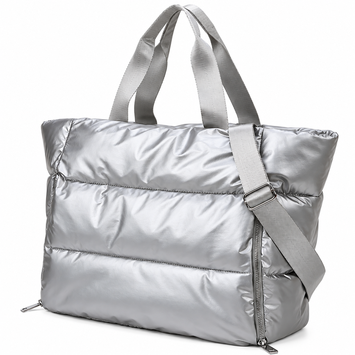 Bolso Deportivo "Mova" Plateado