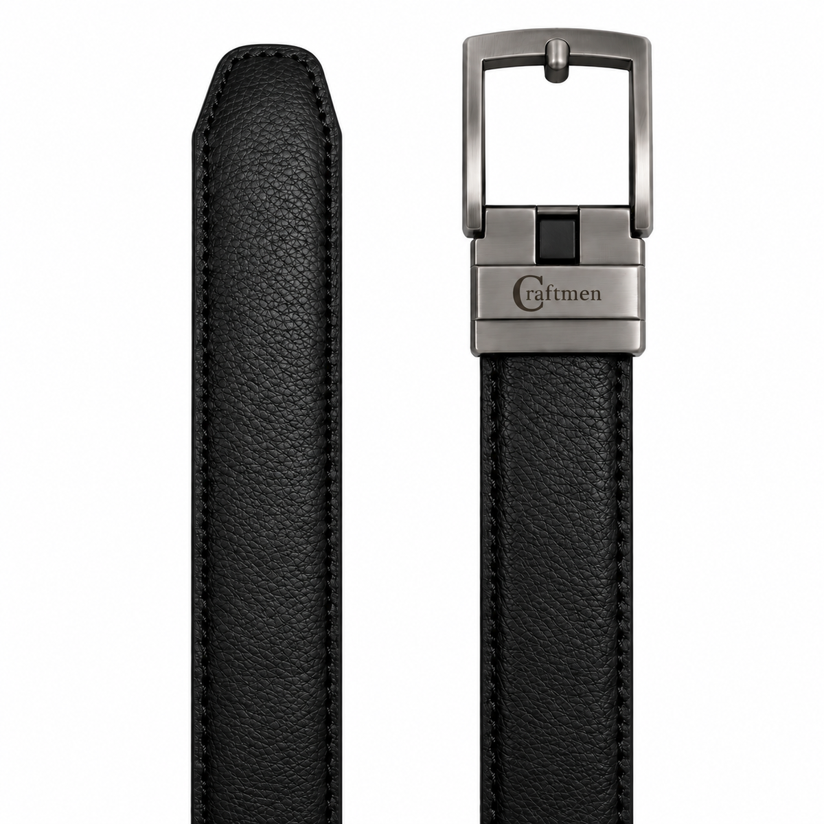 Cinturón Cuero Formal Negro ZEROHOLE AUTOMATICO
