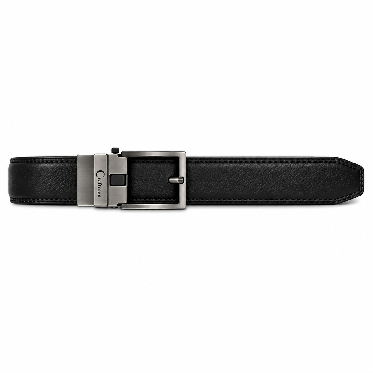 Cinturón Cuero Formal Negro ZEROHOLE AUTOMATICO
