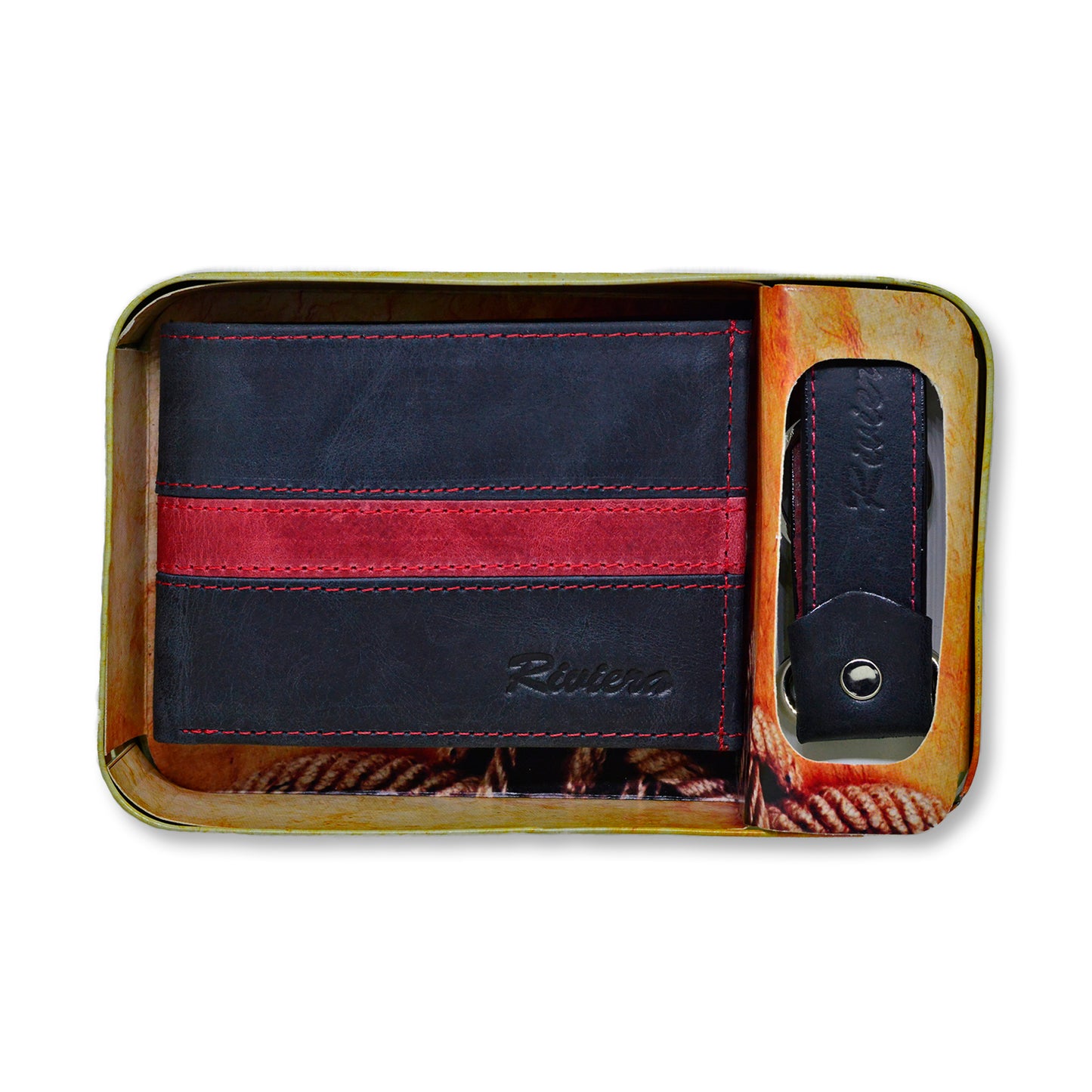 Pack Hombre billetera y llavero Sheffield