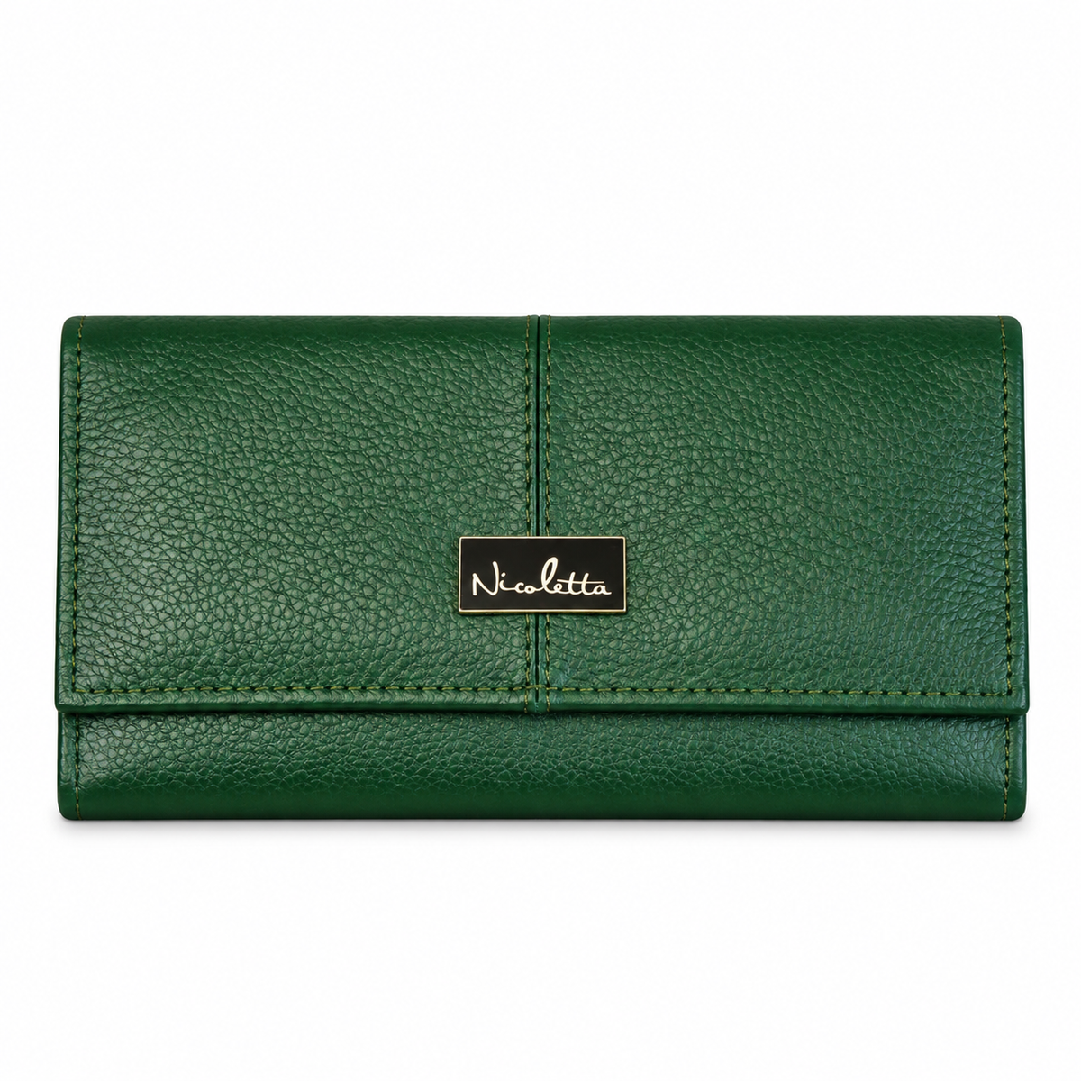 Billetera cuero genuino Madison