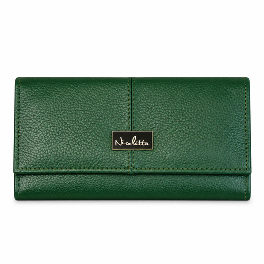 Billetera cuero genuino Madison