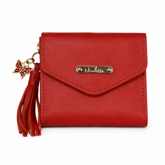 Billetera cuero genuino Ruby