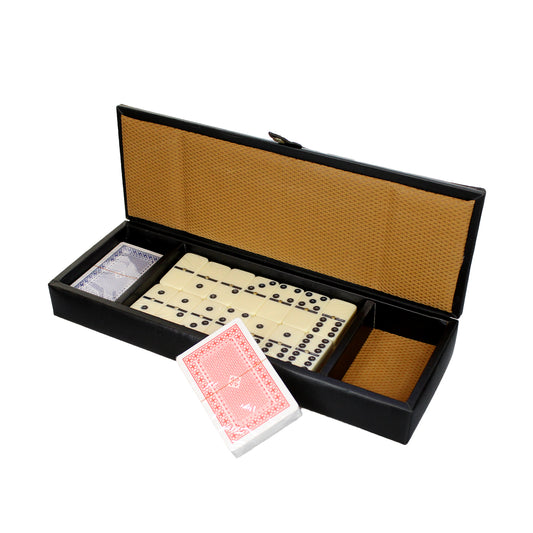 Juego Dominó y Naipes Caja