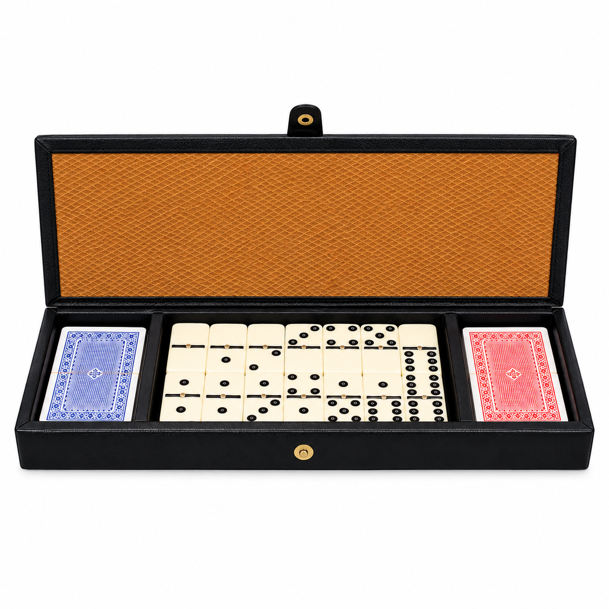 Juego Dominó y Naipes Caja