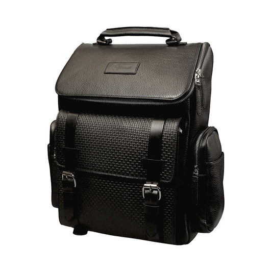 Mochila cuero original Insignia Negro