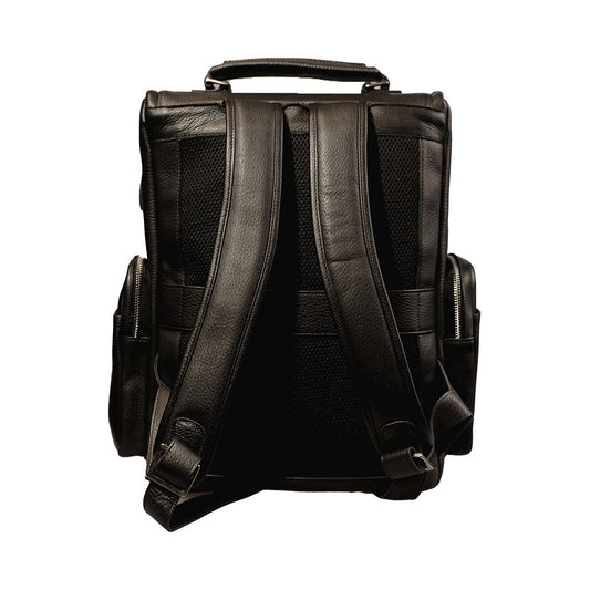 Mochila cuero original Insignia Negro