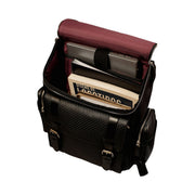 Mochila cuero original Insignia Negro