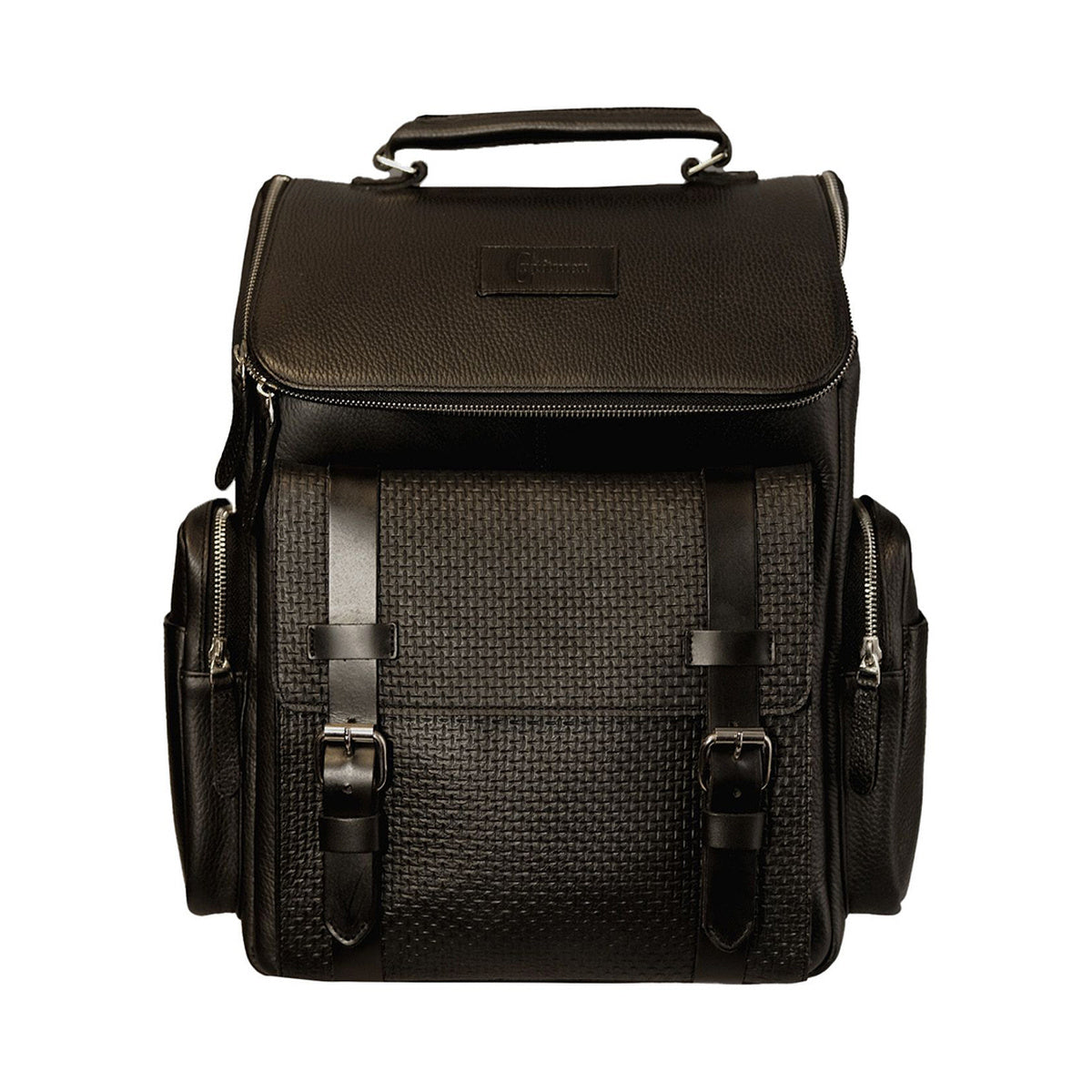 Mochila cuero original Insignia Negro
