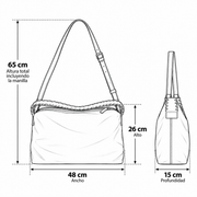 Cartera Taormina Mujer Nicoletta Café