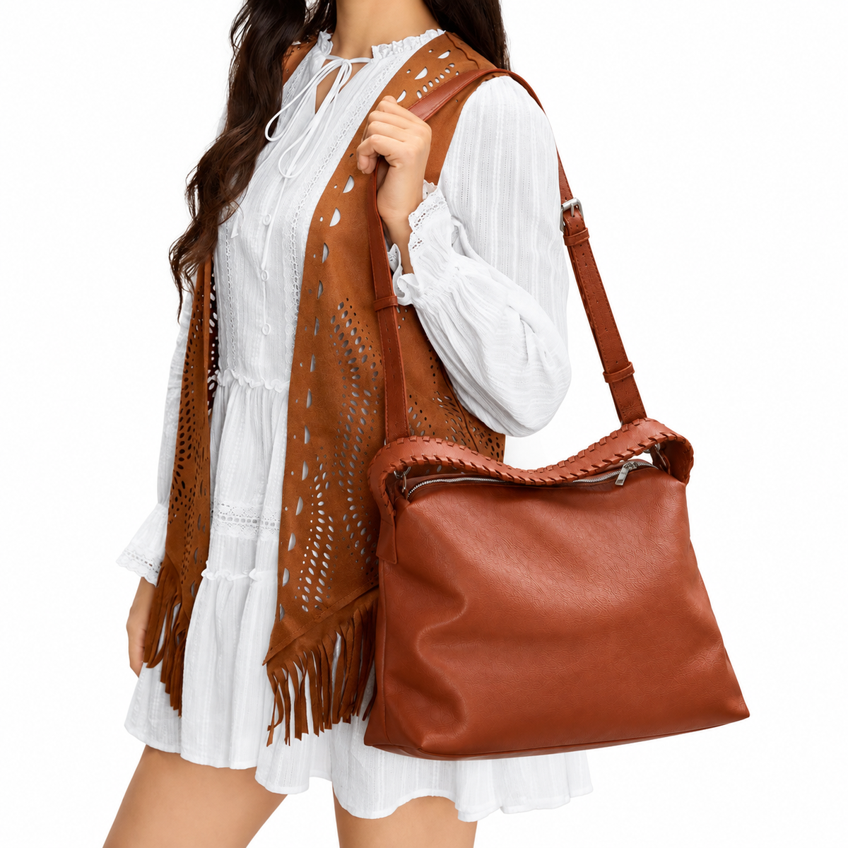 Cartera Taormina Mujer Nicoletta Café