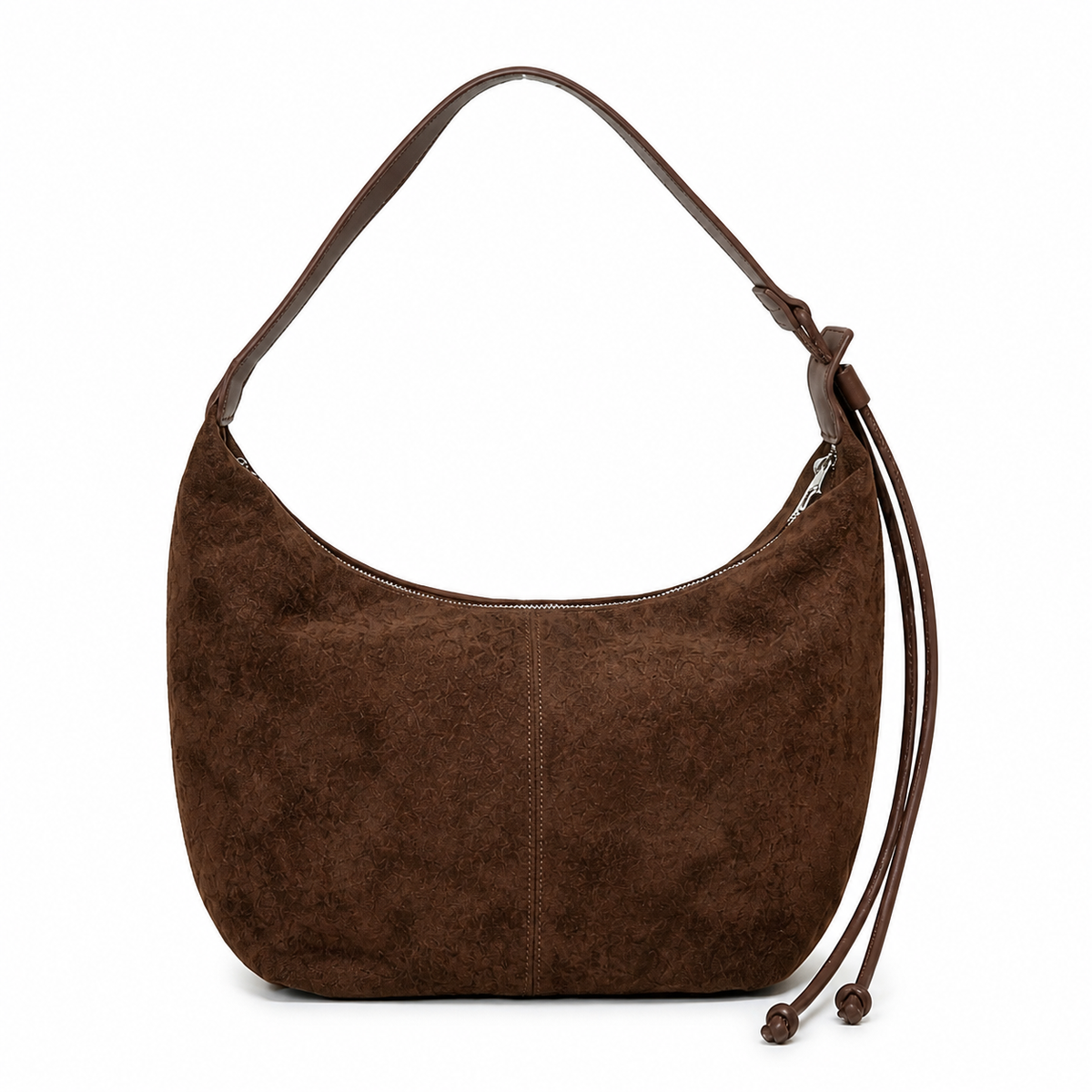 Cartera Hobo Medialuna Mujer Poligamuza Nicoletta