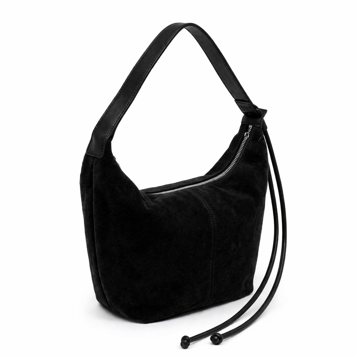 Cartera Hobo Medialuna Mujer Poligamuza Nicoletta