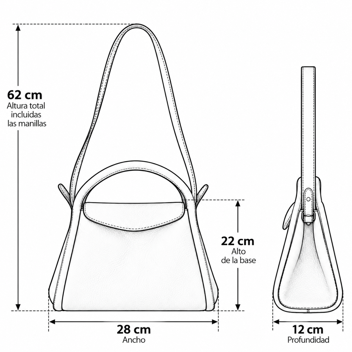 Cartera Portofino Mujer Nicoletta Gris