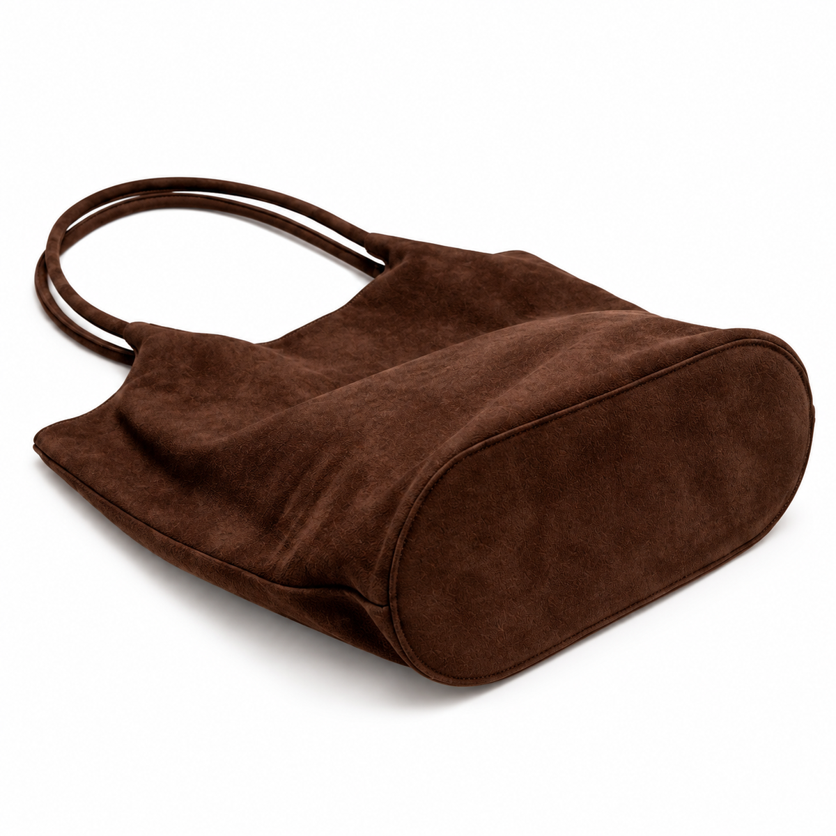 Cartera Tote Cordon Mujer Poligamuza Nicoletta Marron