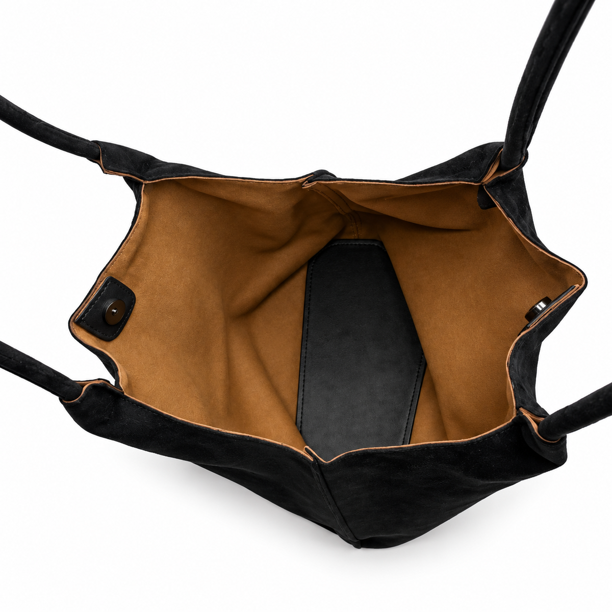 Cartera Tote Cordon Mujer Poligamuza Nicoletta Negro
