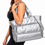 Bolso Deportivo "Mova" Plateado