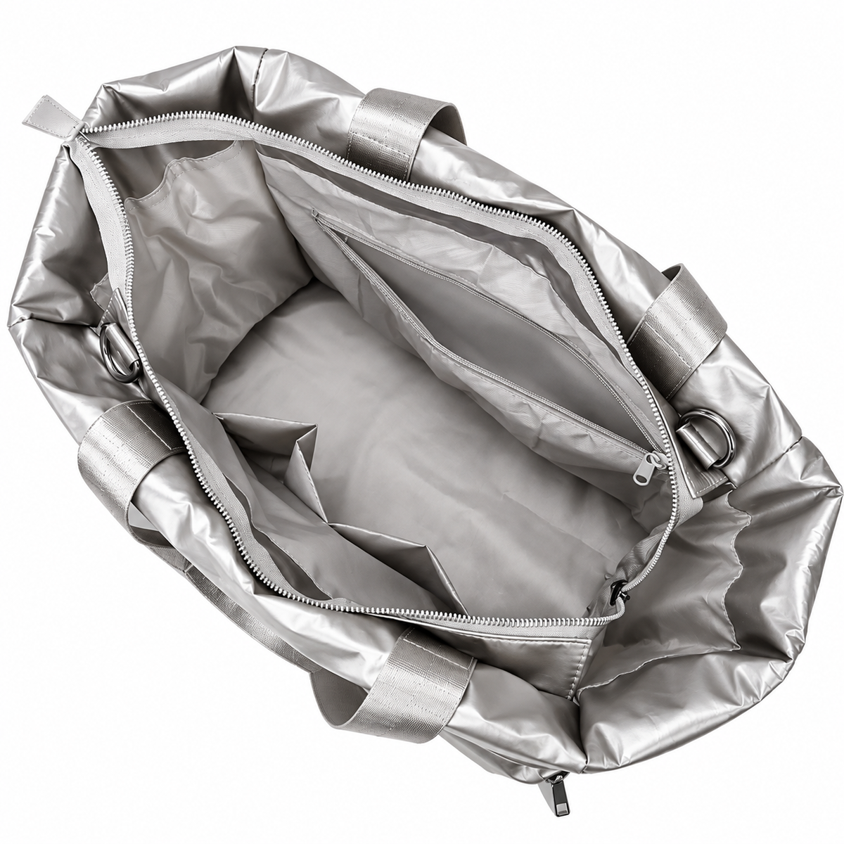 Bolso Deportivo "Mova" Plateado
