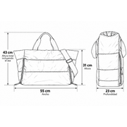 Bolso Deportivo "Mova" Plateado