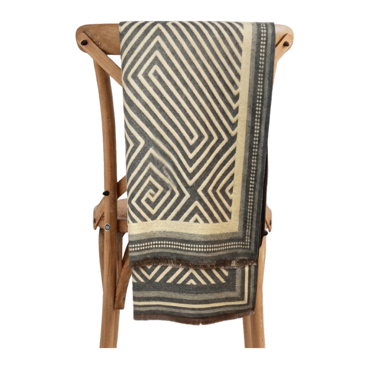 Encharpe "Estampado" Beige-Gris